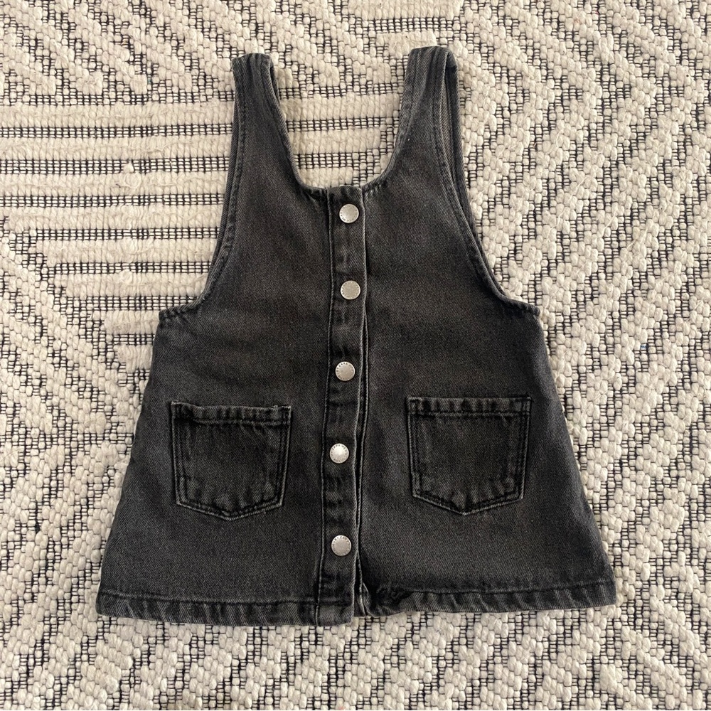 Zara Baby Denim Overall Dress | Size 9-12 months